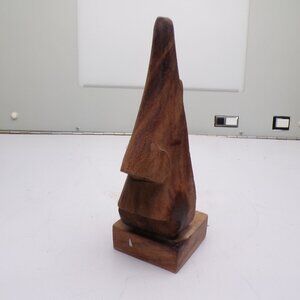 Matr Boomie Wooden Nose Shaped Eyeglass Holder Stand Rosewood Hand Carved India